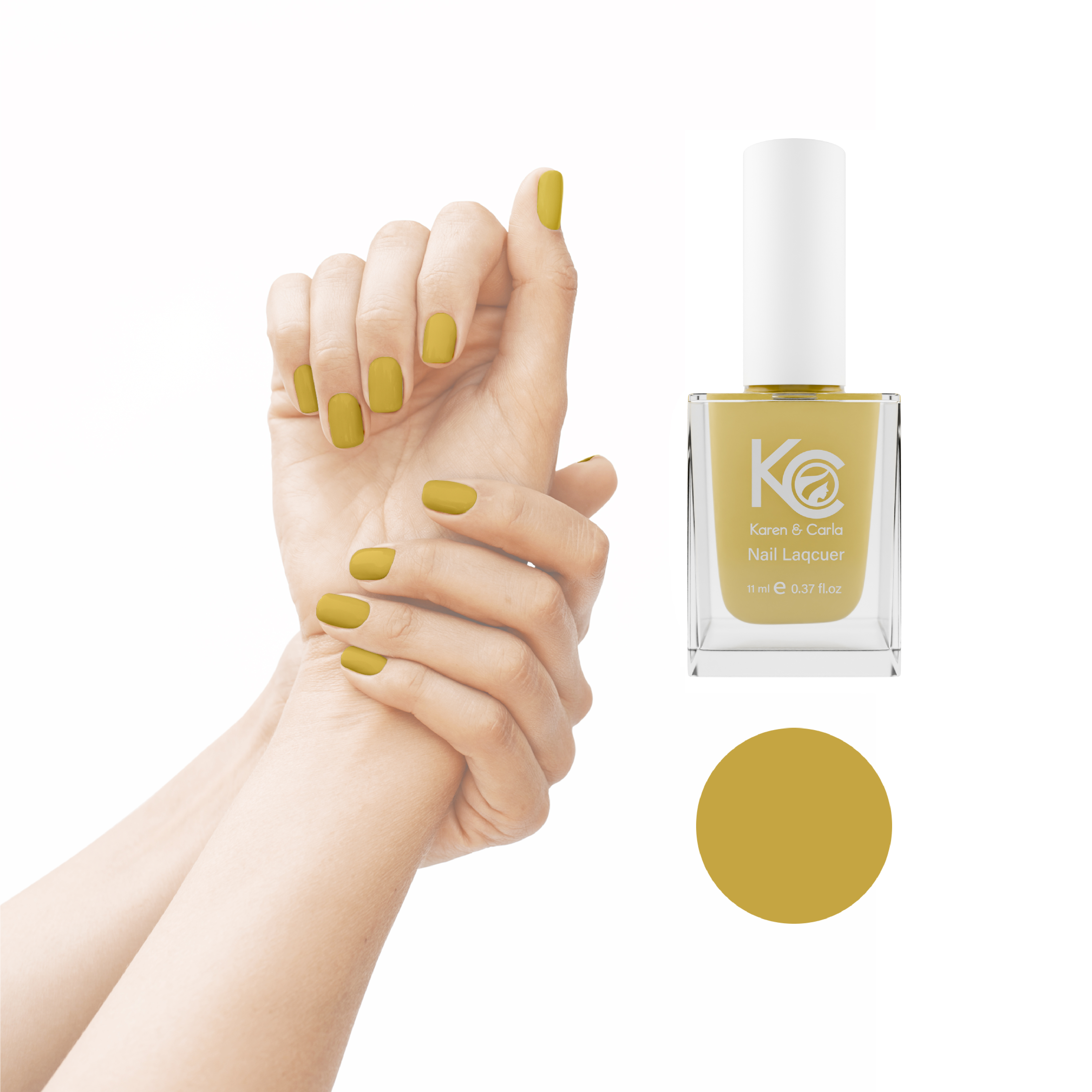 Karen and Carla Nail Lacquer Sorbet Mango 135