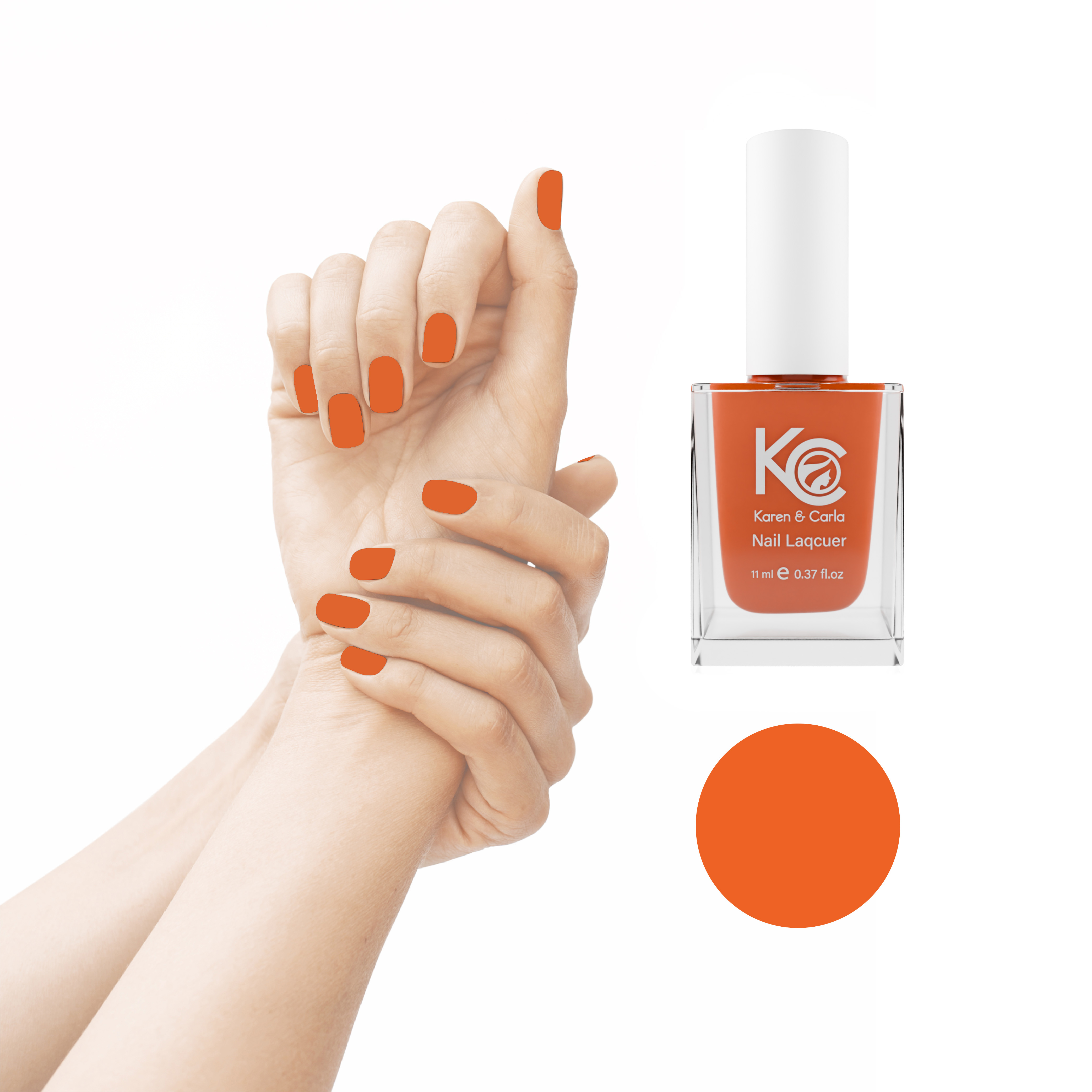 Karen and Carla Nail Lacquer amber 161