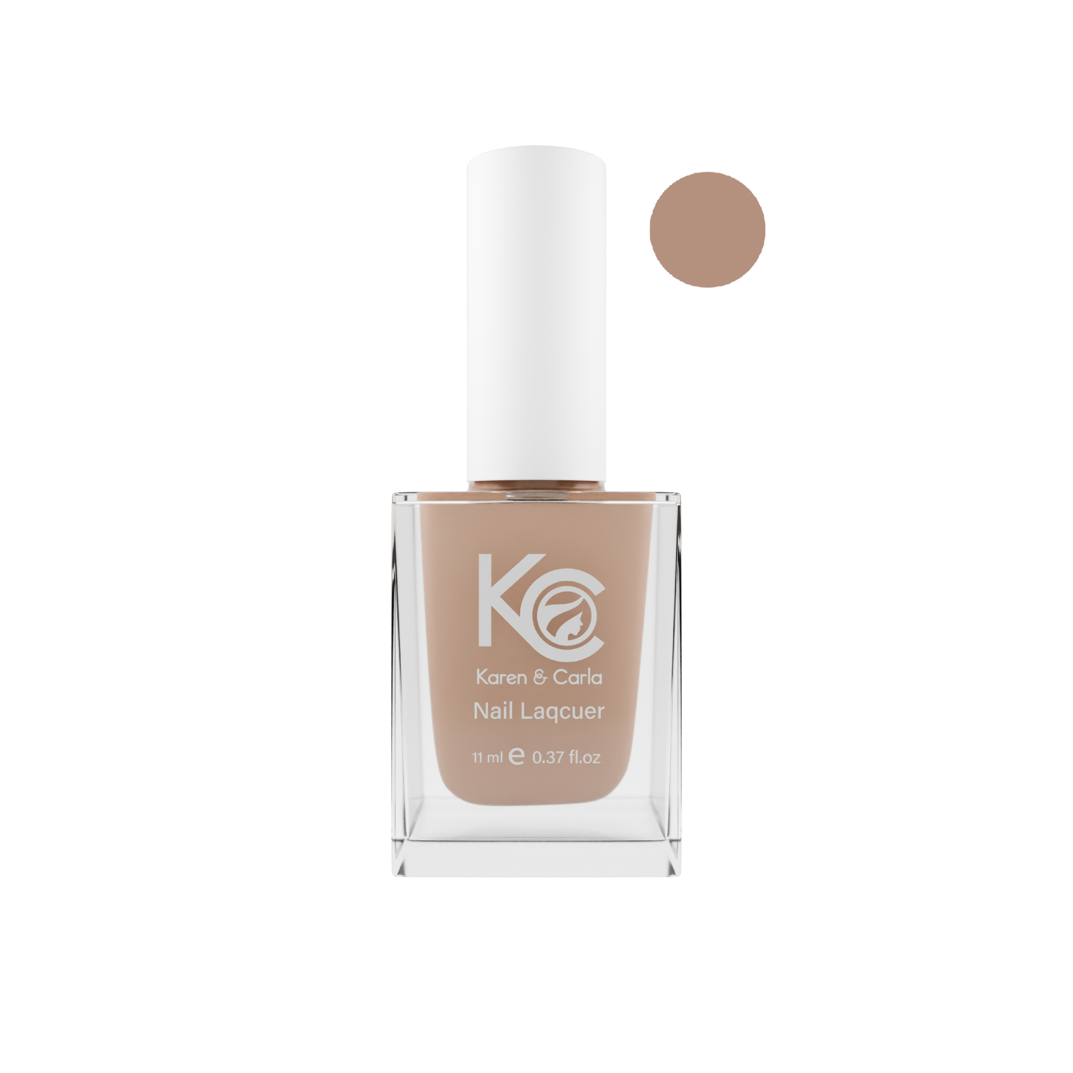 Karen and Carla Nail Lacquer Latte 124