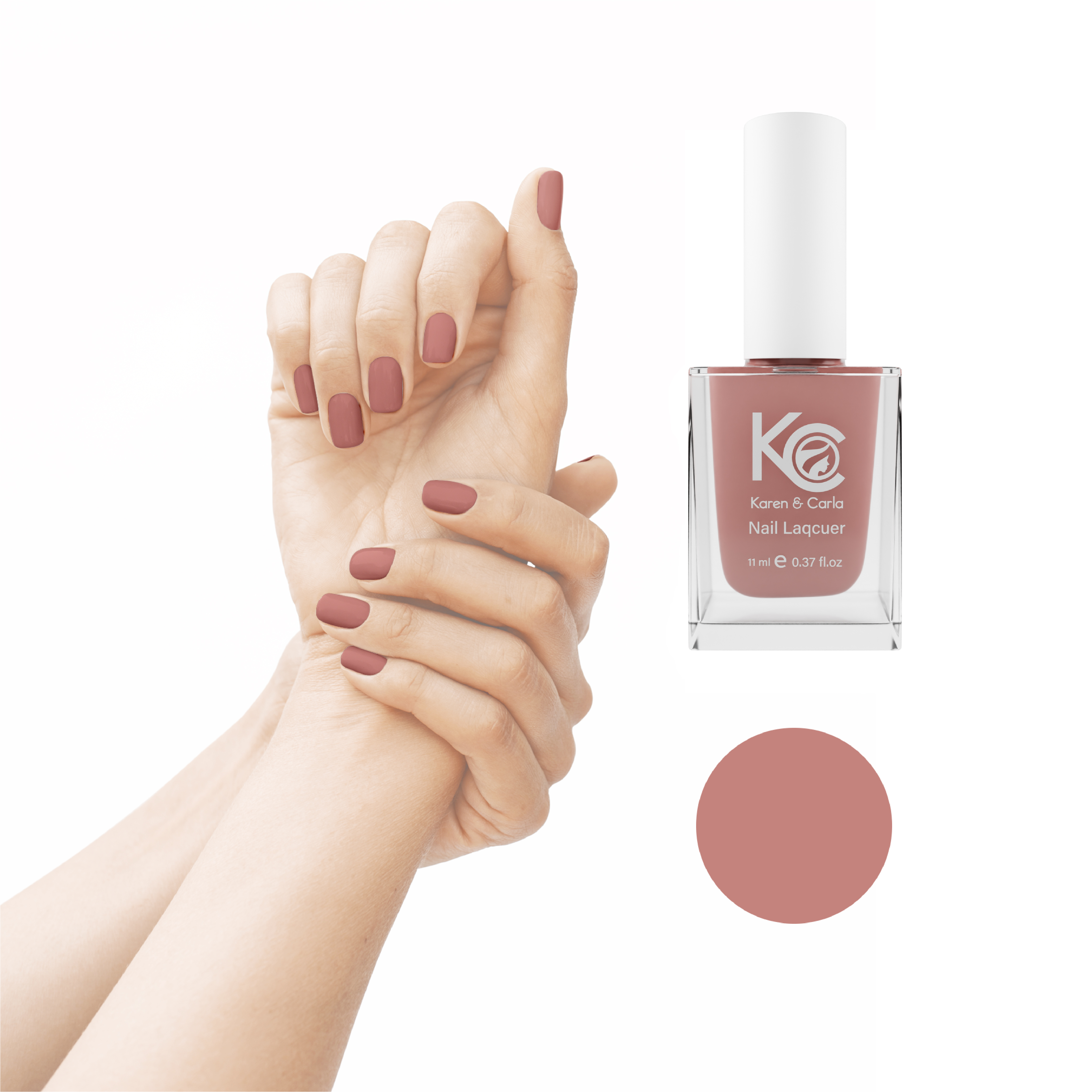 Karen and Carla Nail Lacquer Romantic Lady 122