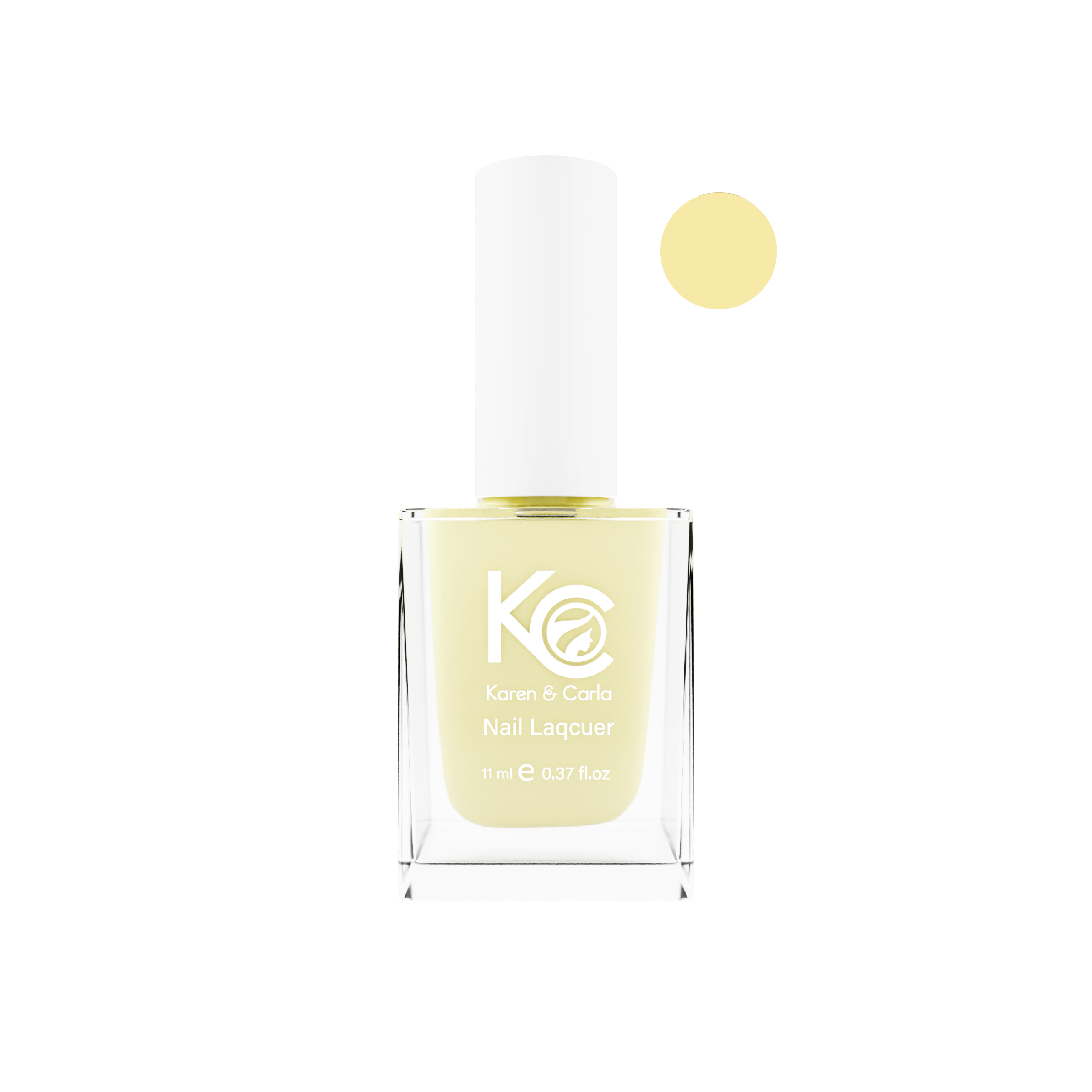Karen and Carla Nail Lacquer Lemon Sorbet 156