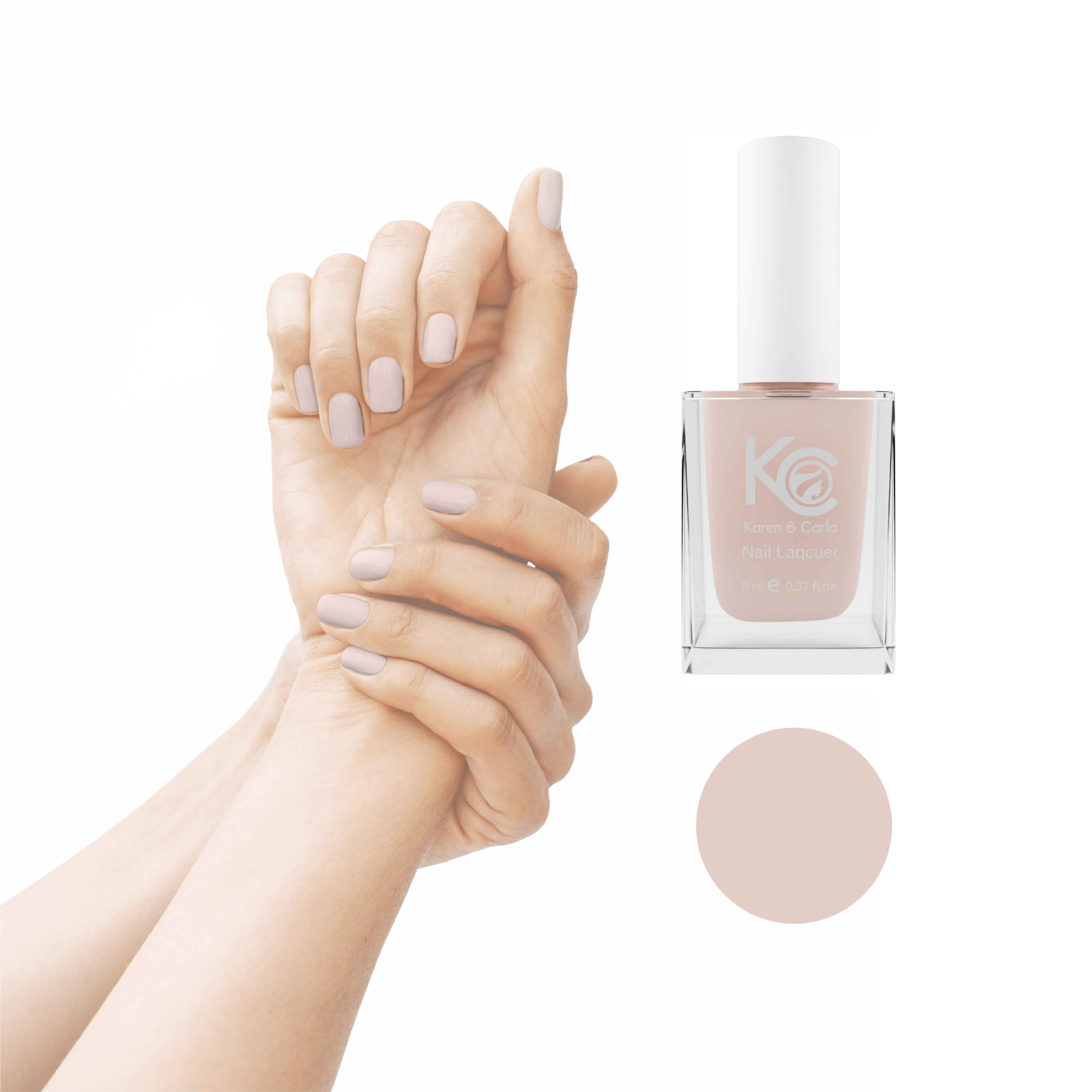 Karen and Carla Nail Lacquer Frozen 151