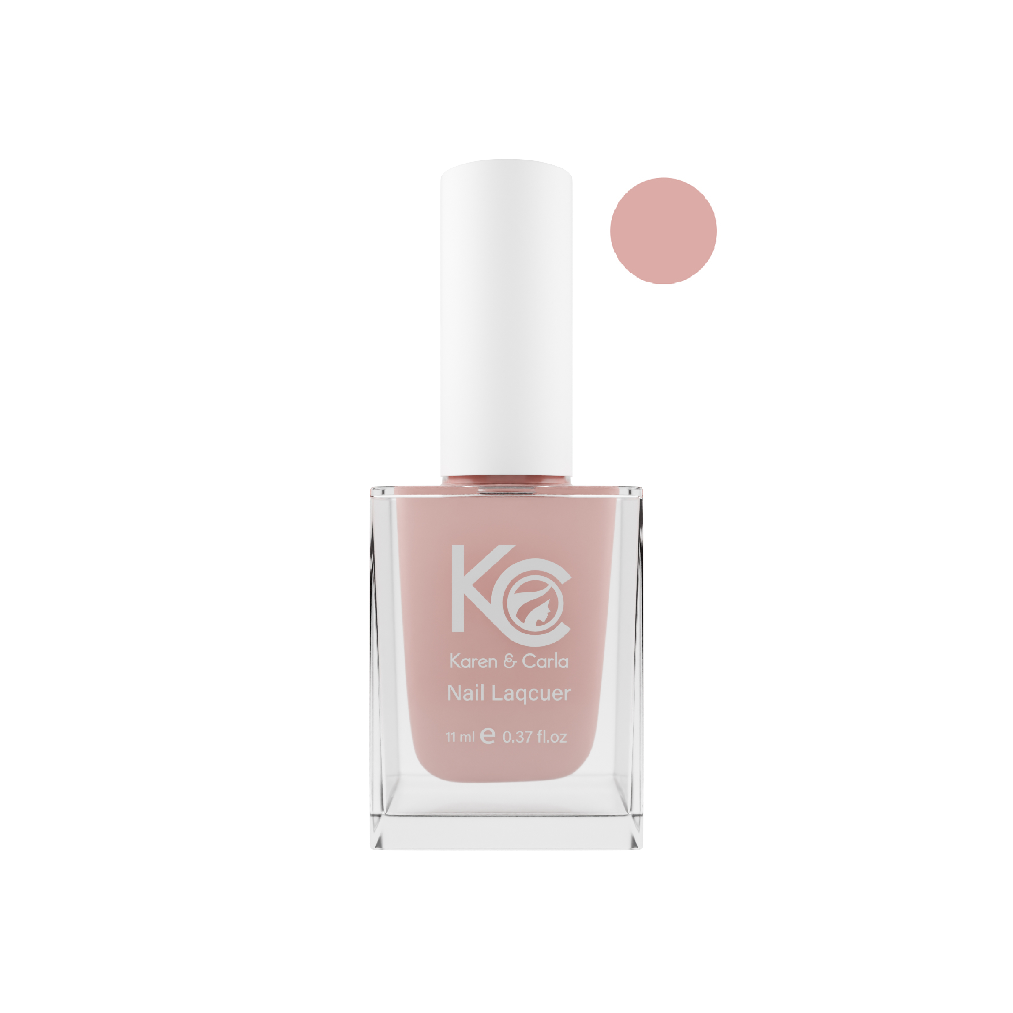 Karen and Carla Nail Lacquer Dusty Pink 132