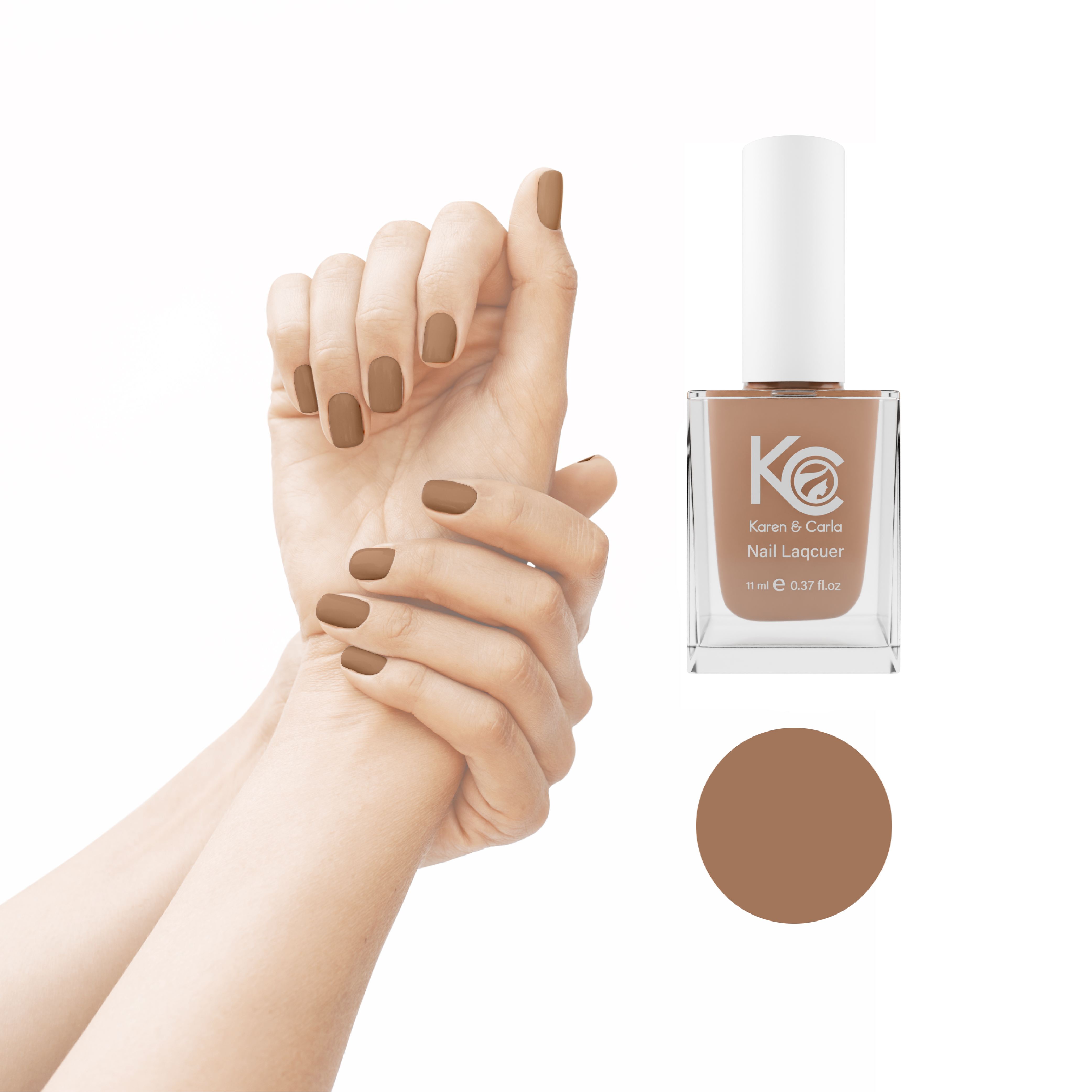 Karen and Carla Nail Lacquer Sahara 128