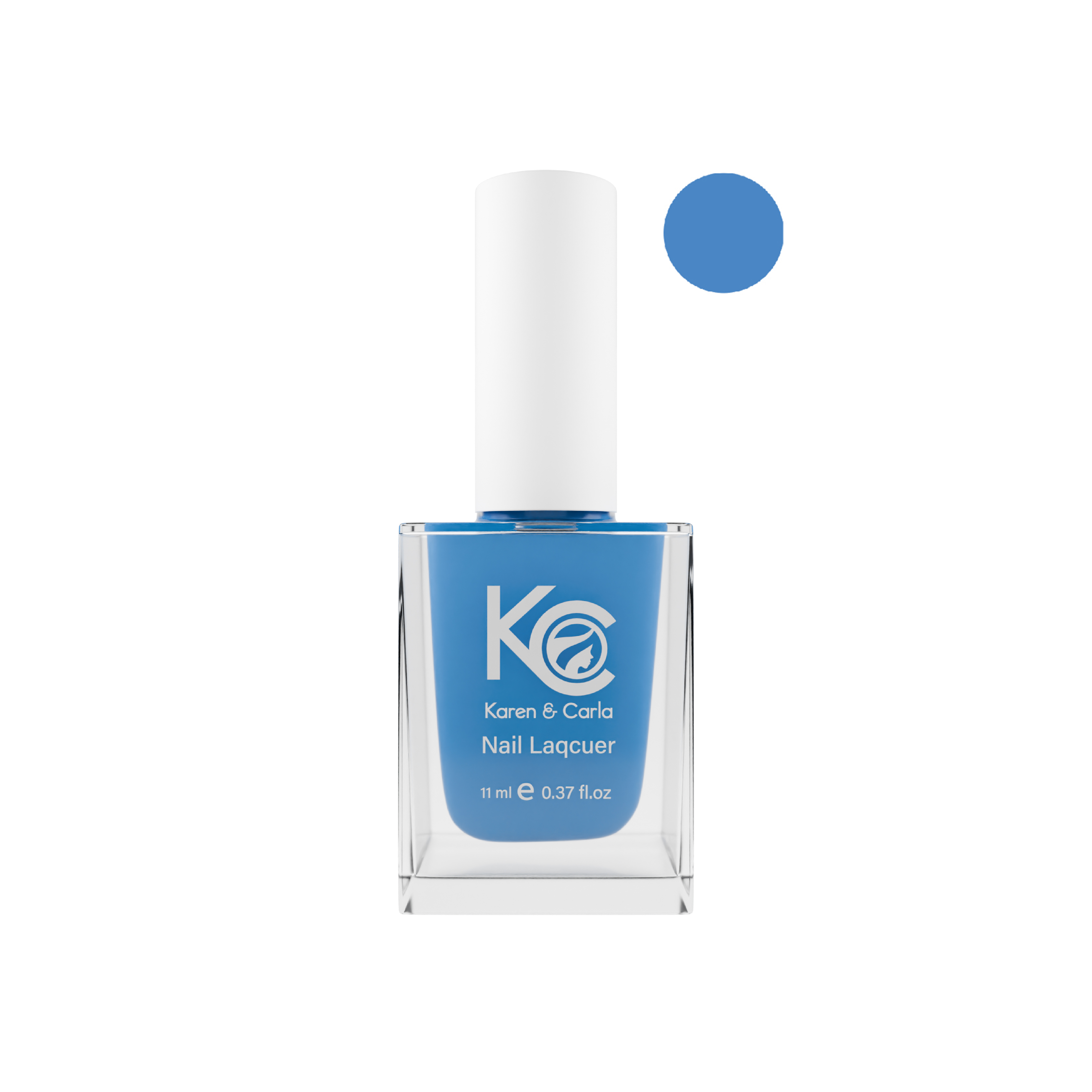 Karen and Carla Nail Lacquer Ocean Blue 141