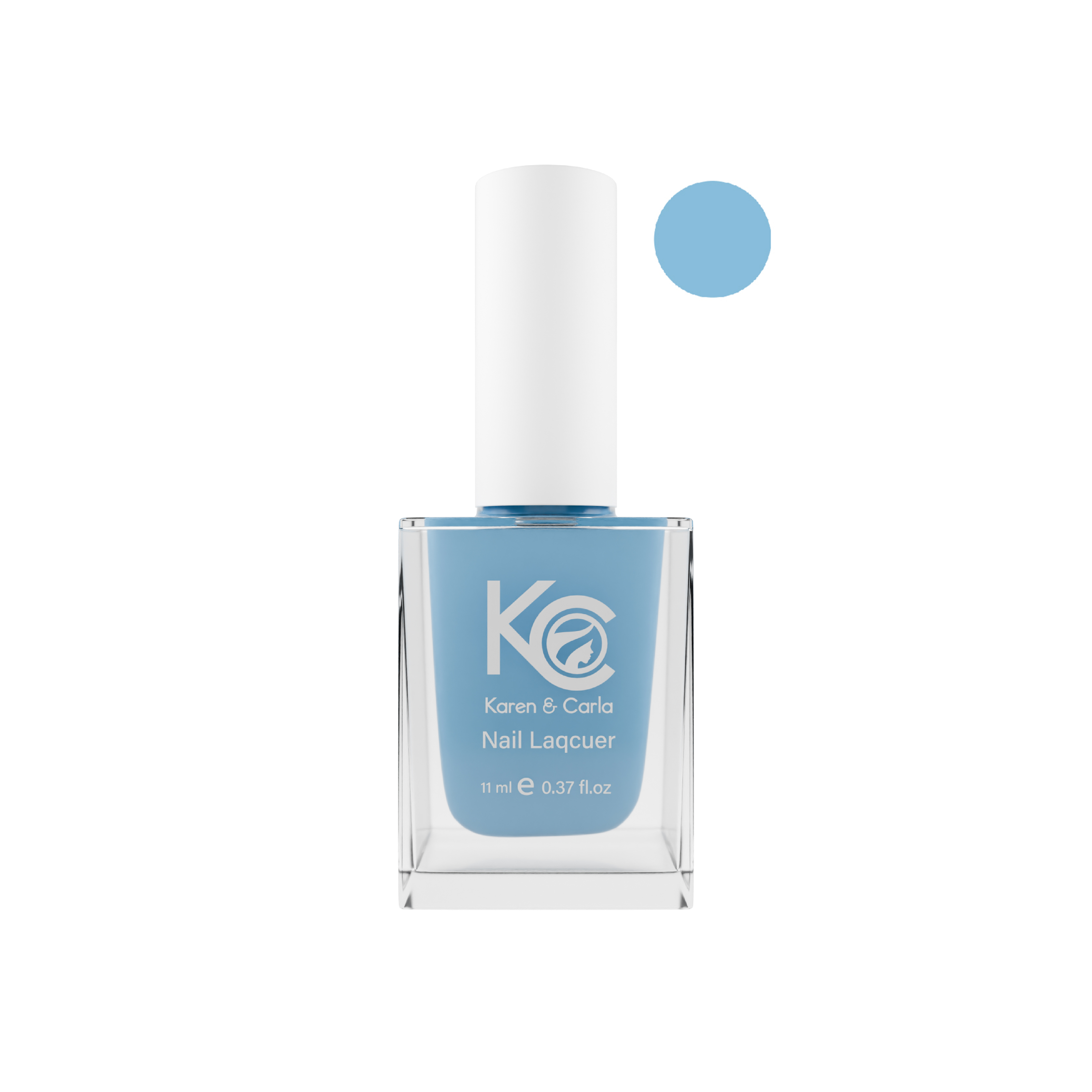 Karen and Carla Nail Lacquer Sky Blue 129