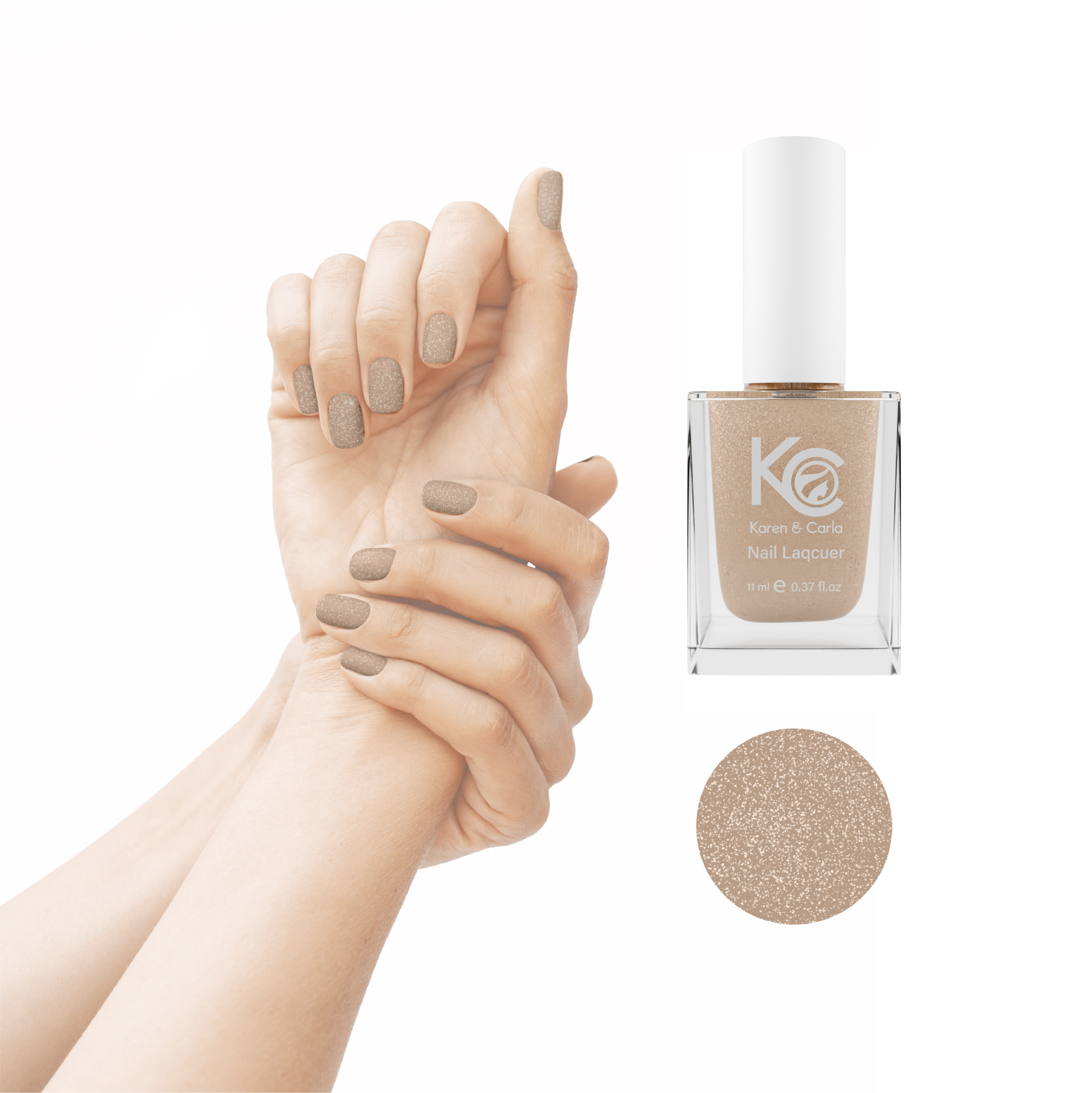 Karen and Carla Nail Lacquer Rose Gold 148