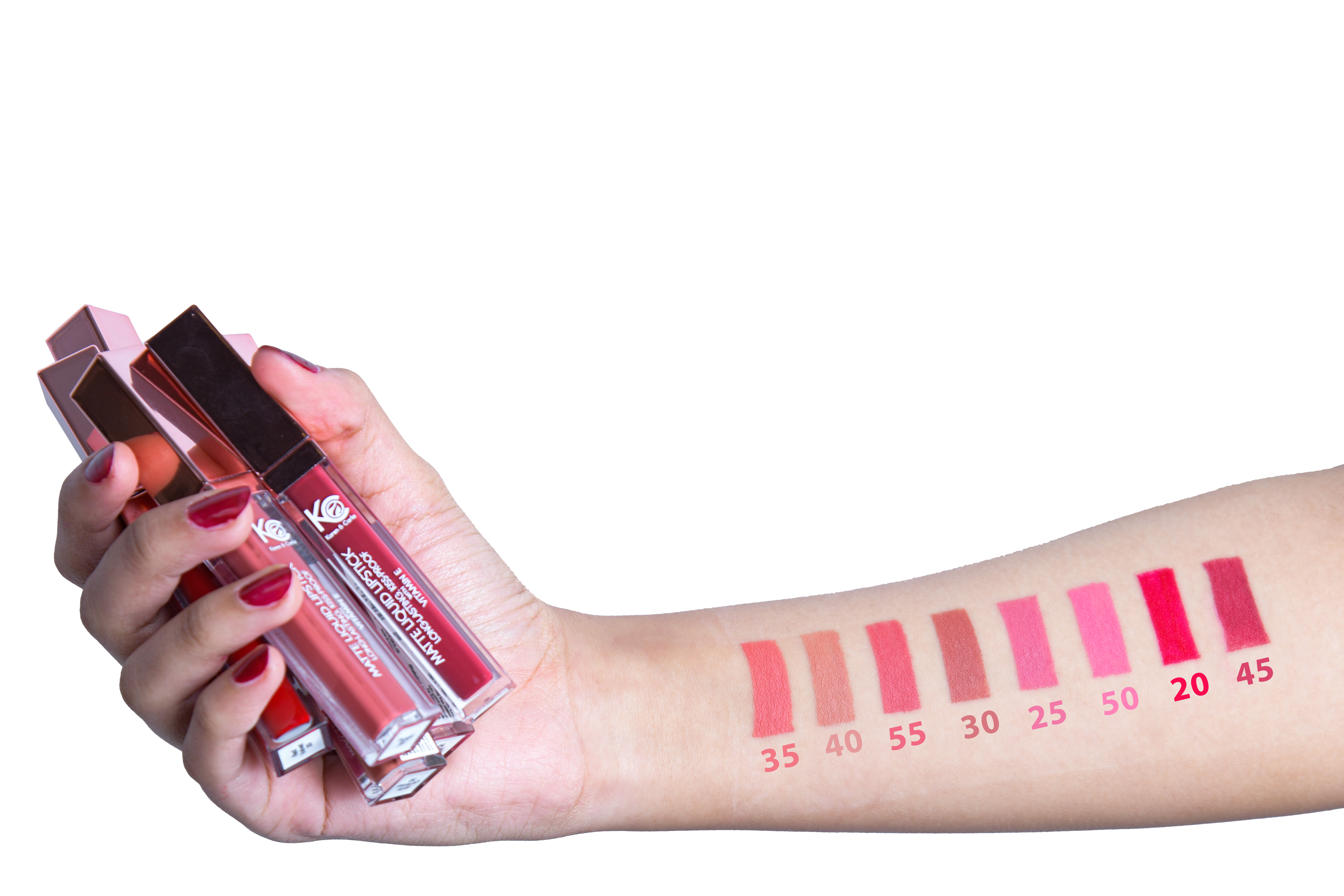 KC Matte Liquid Lipstick, Long-Lasting, Kiss-Proof Salty Caramel 30