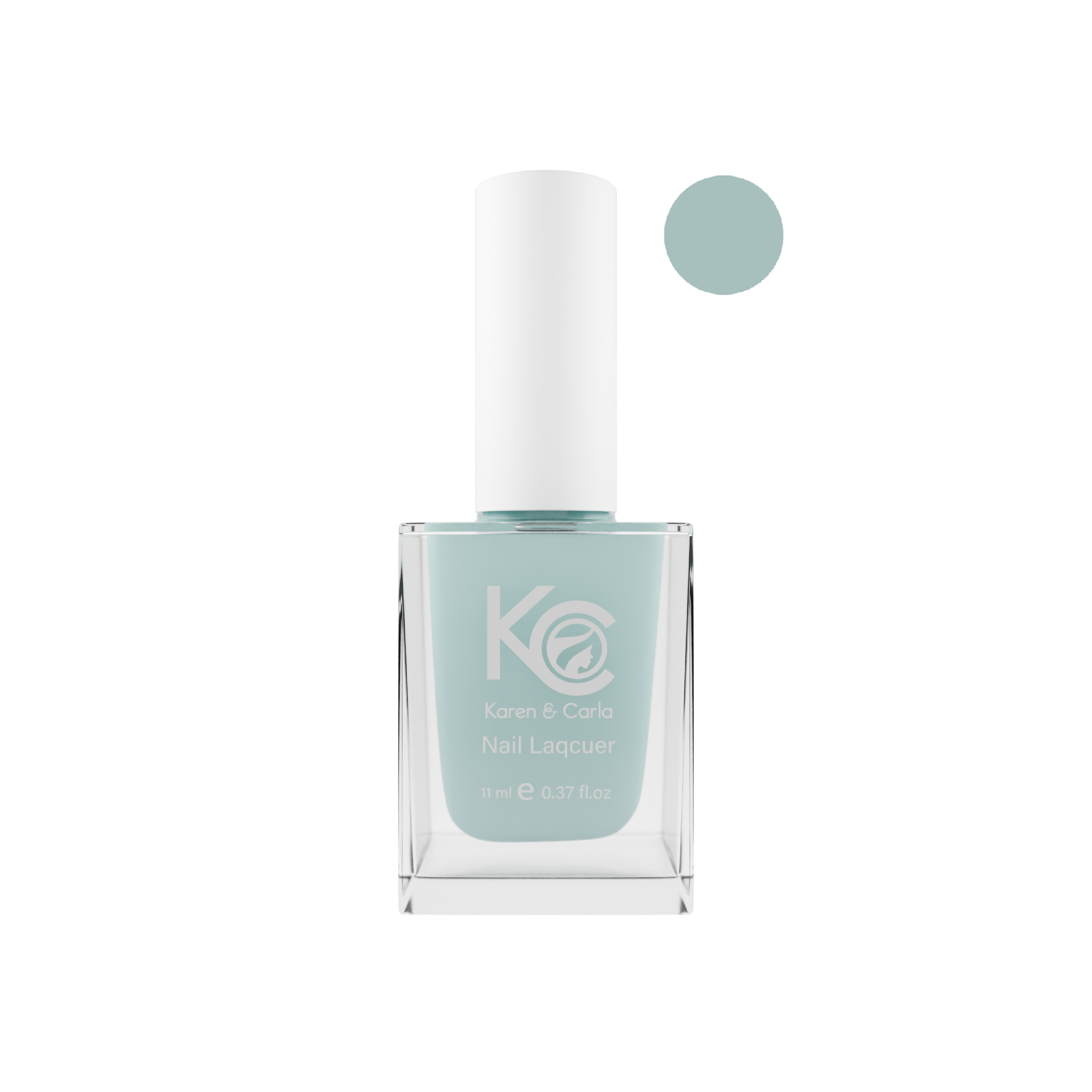 Karen and Carla Nail Lacquer Baby Blue 143