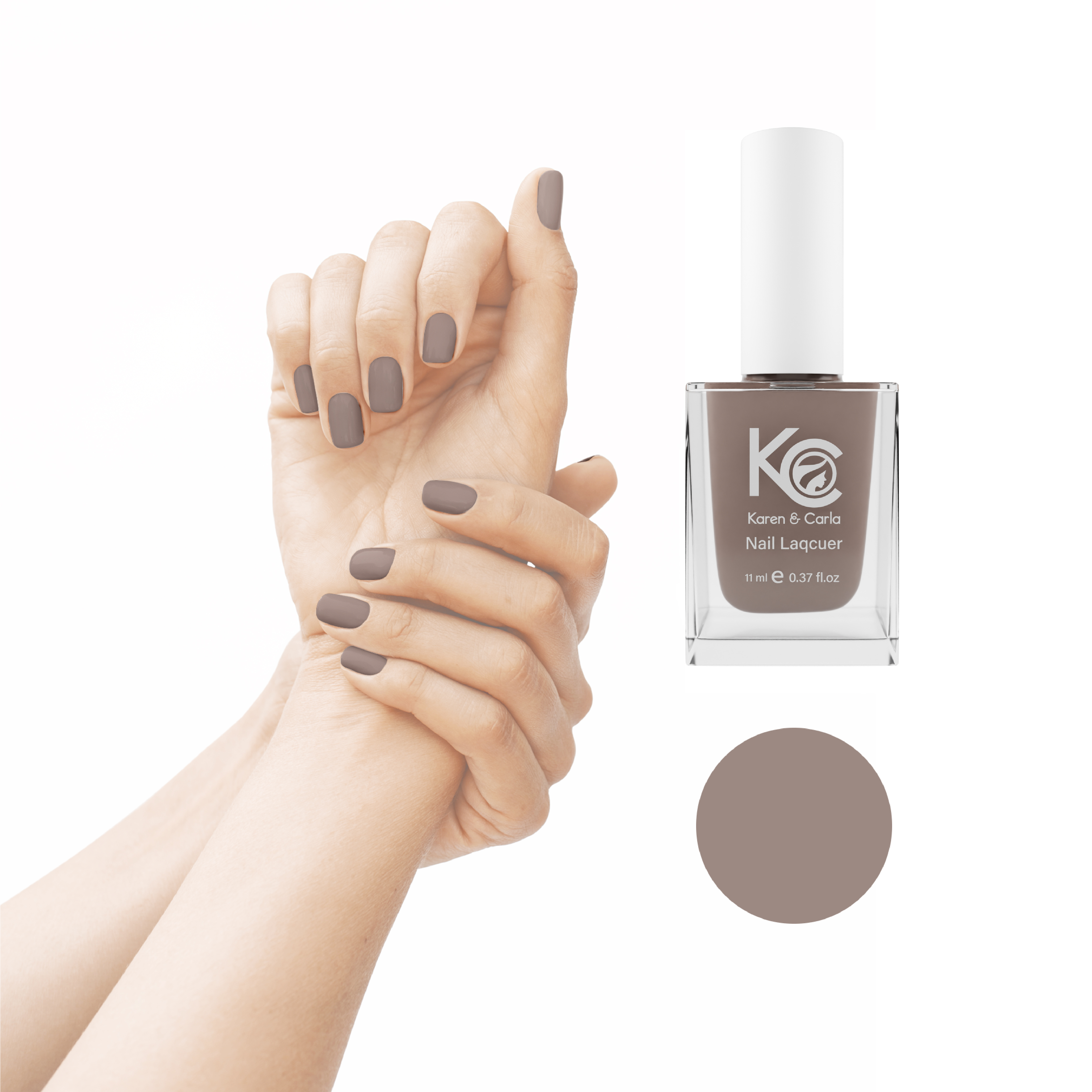 Karen and Carla Nail Lacquer Cappuccino 114
