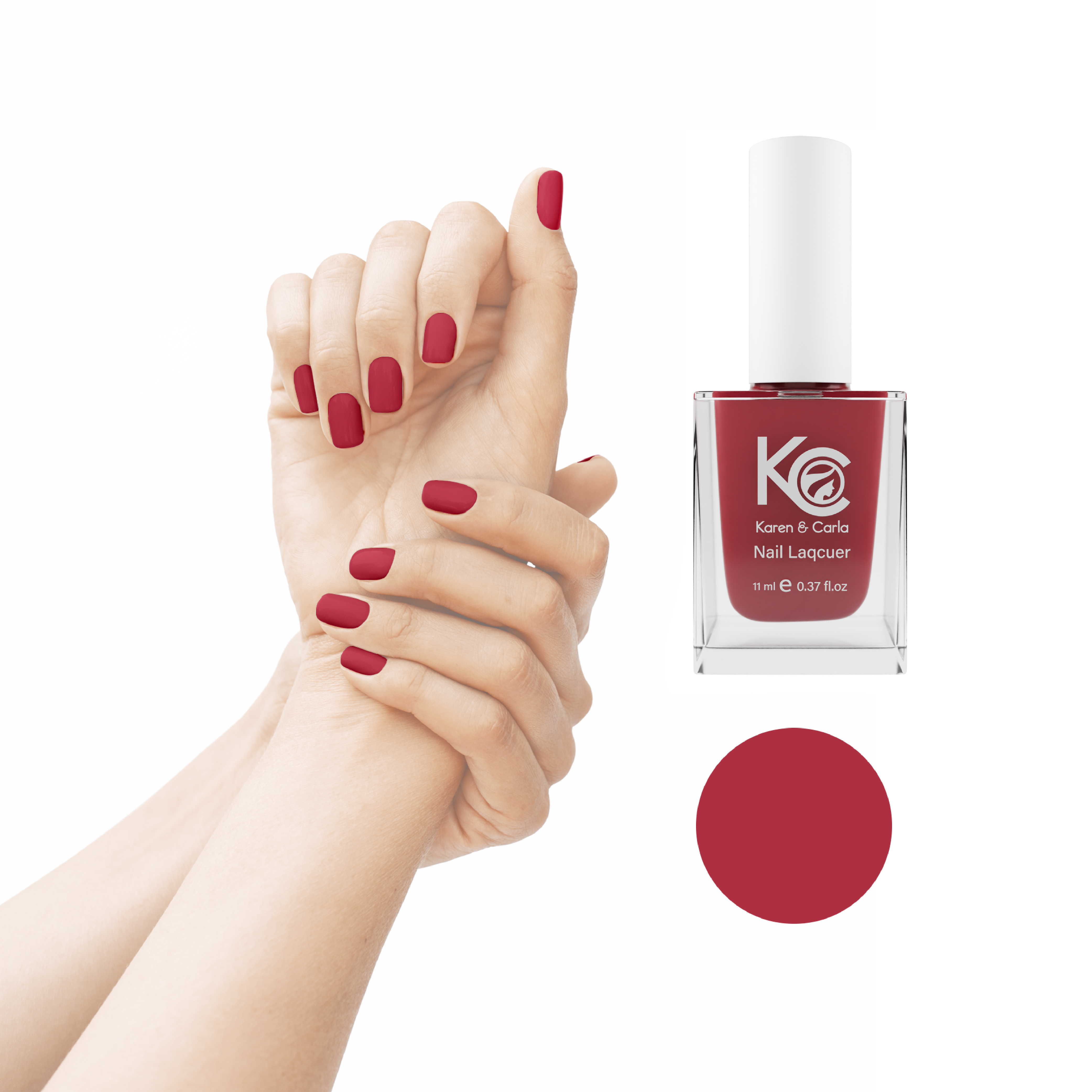 Karen and Carla Nail Lacquer Berry 133