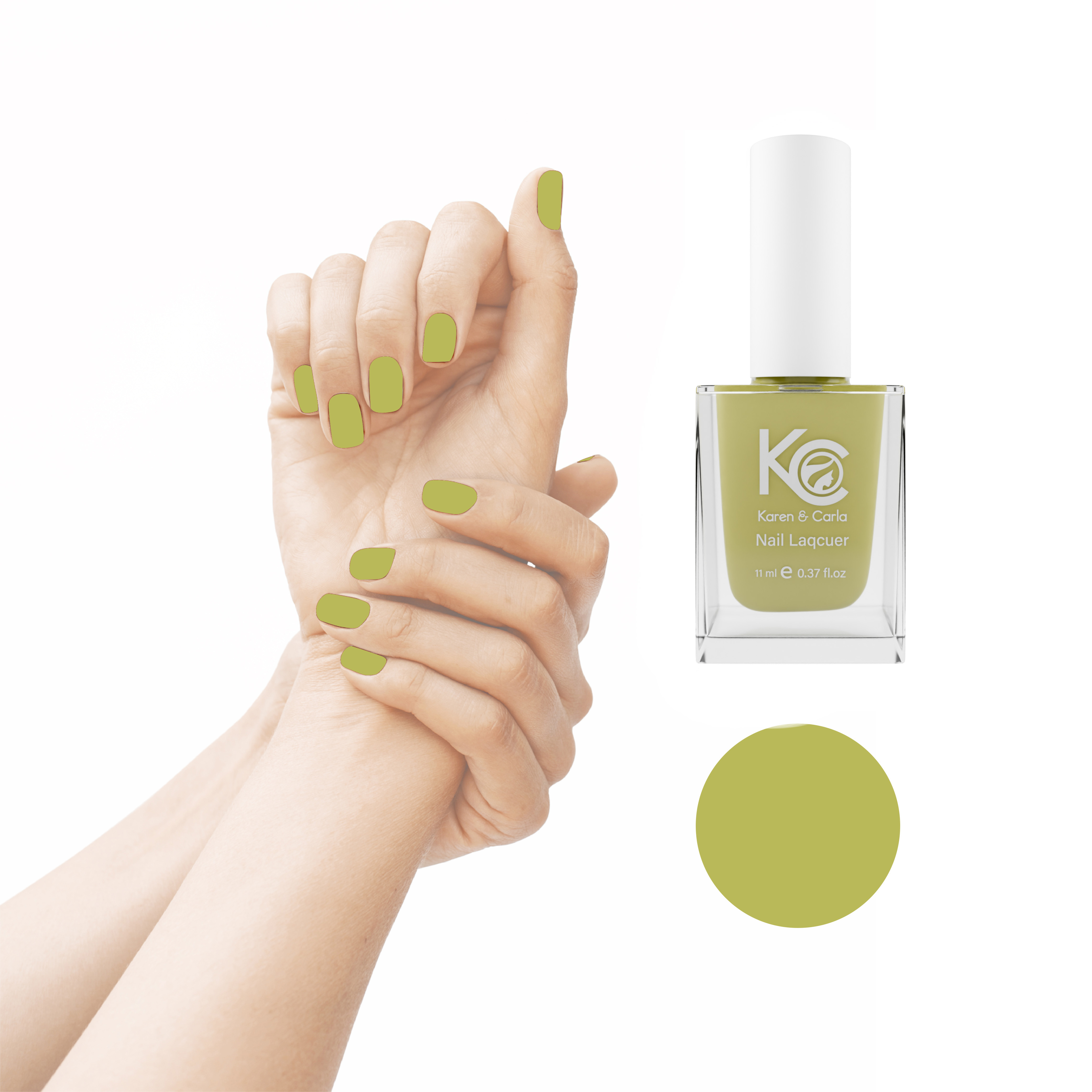 Karen and Carla Nail Lacquer sea foam 163