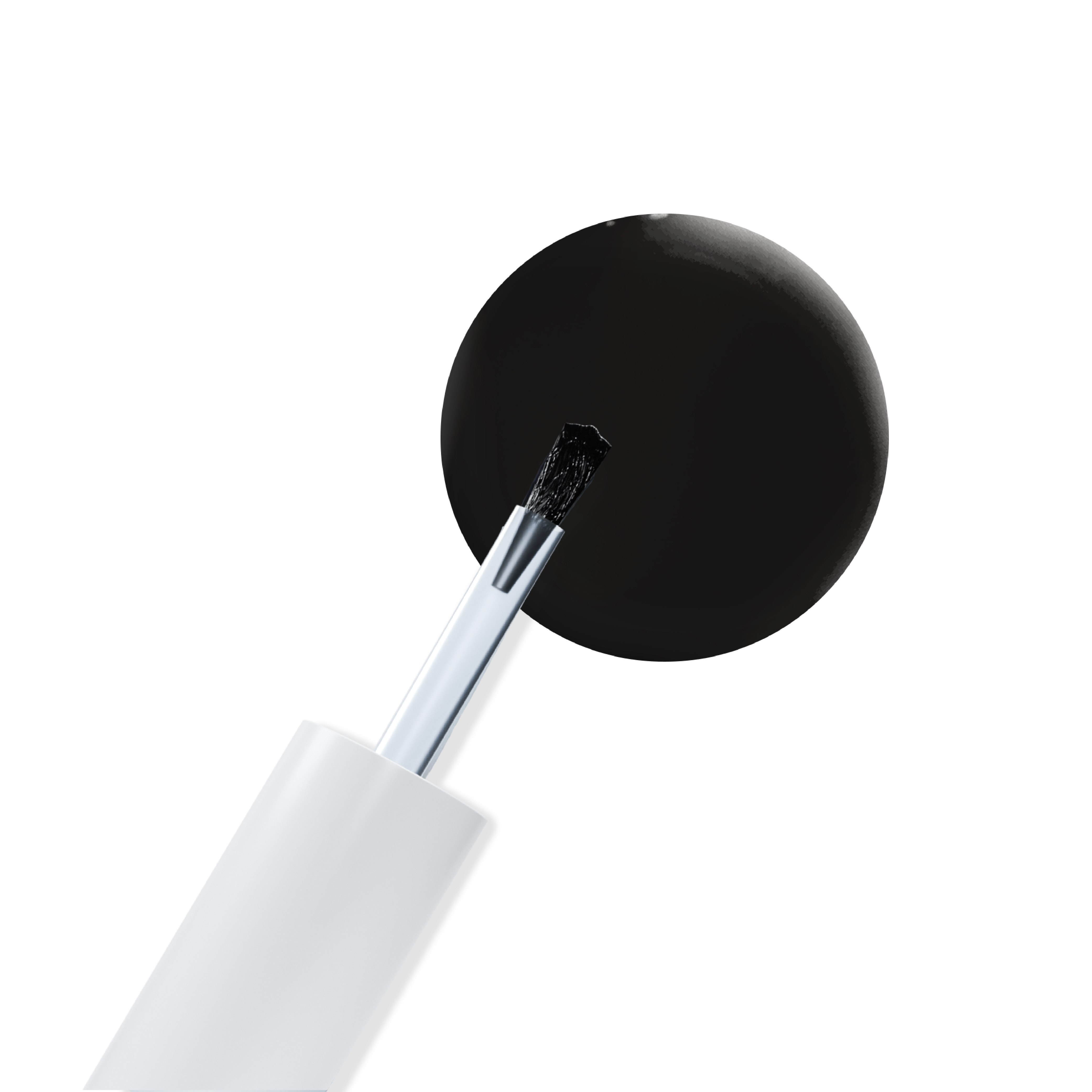 Karen and Carla Nail Lacquer Crystal Black 136