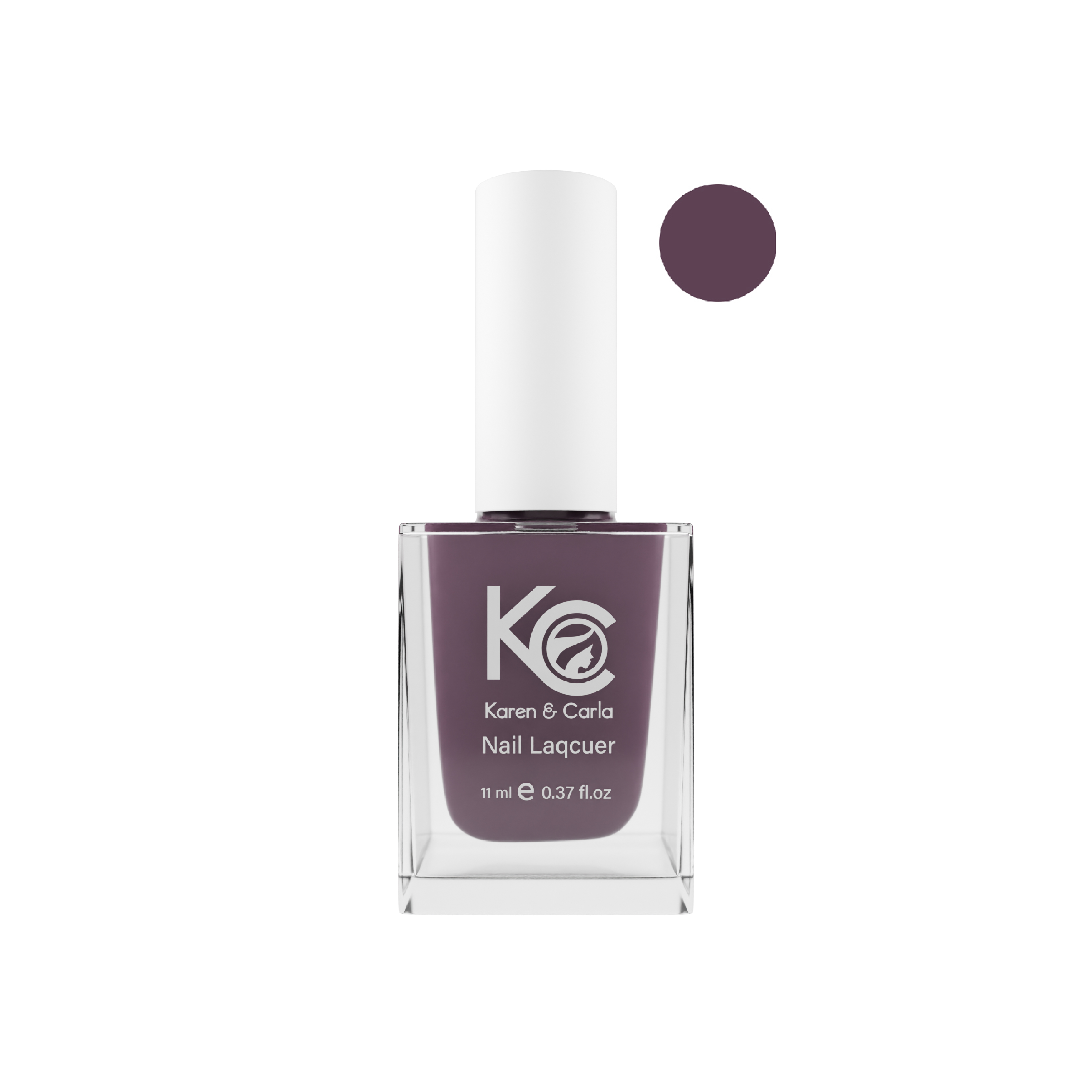 Karen and Carla Nail Lacquer Purple Charm 145