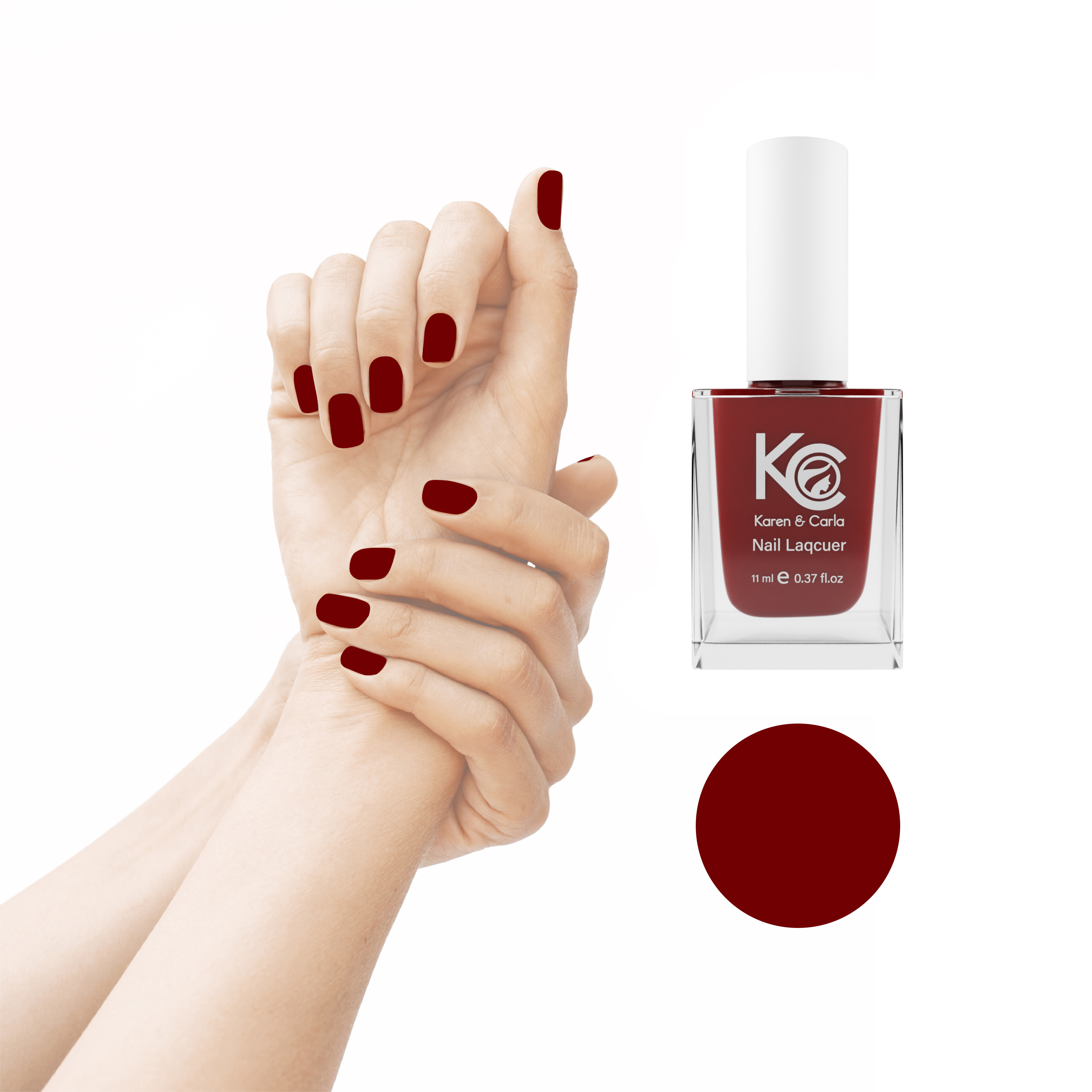 Karen and Carla Nail Lacquer rosewood 162